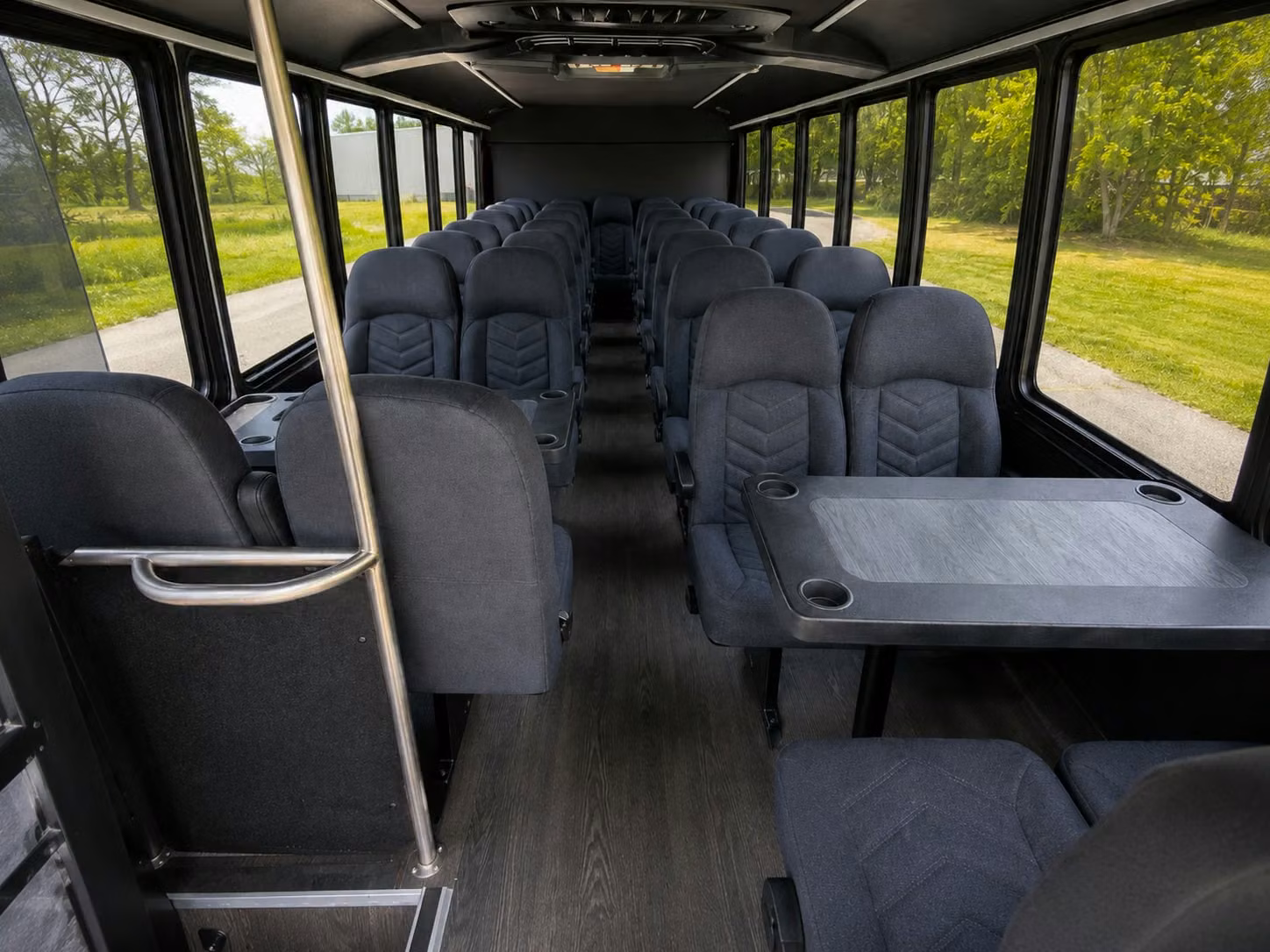 18 passenger minibus interior