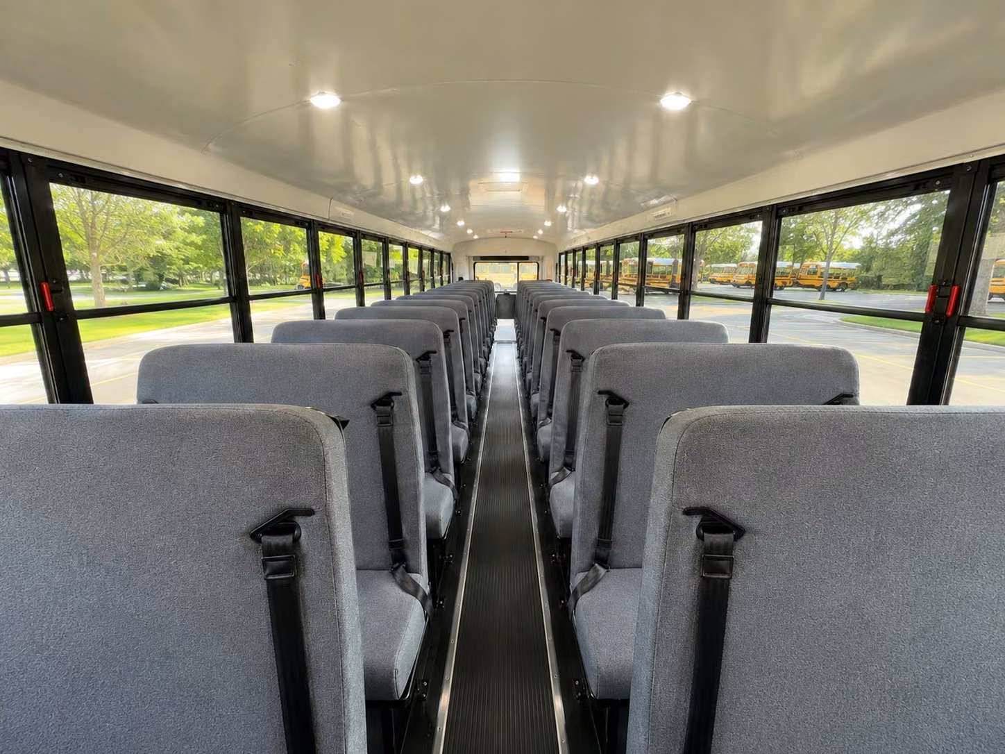 school bus interior