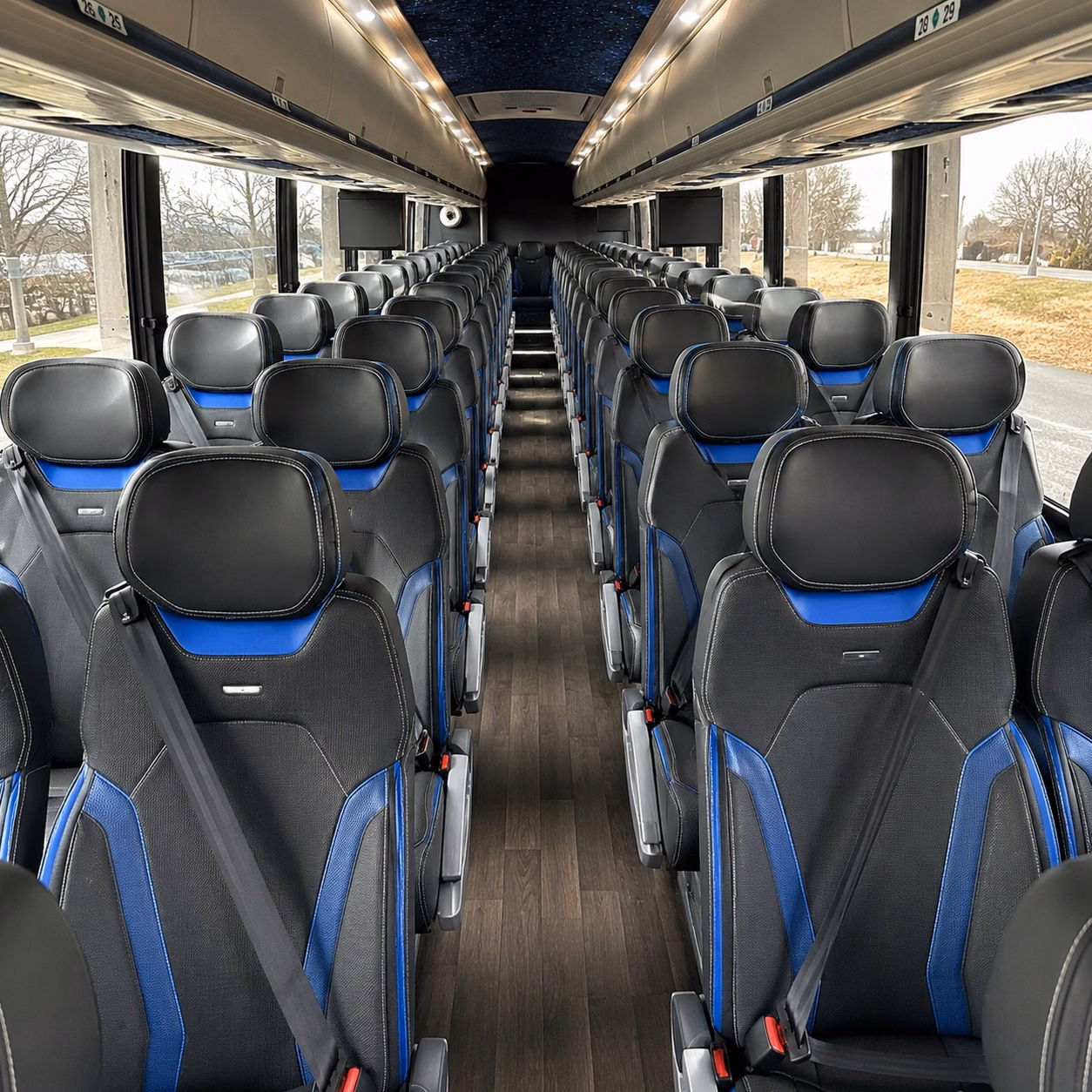 spanish fork charter bus inside